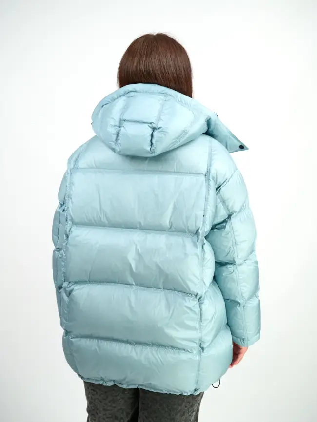 Пуховик зимний 9903 удлиненный Размер 50-60 фото 59