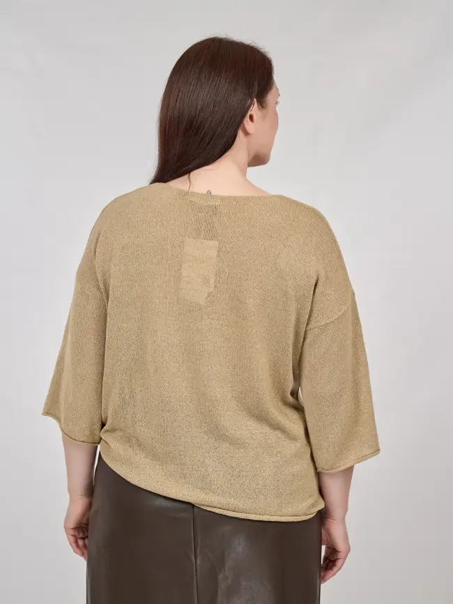 Джемпер облегченный ЭттоПлюс 25107-1 Размер 50-58. фото 92