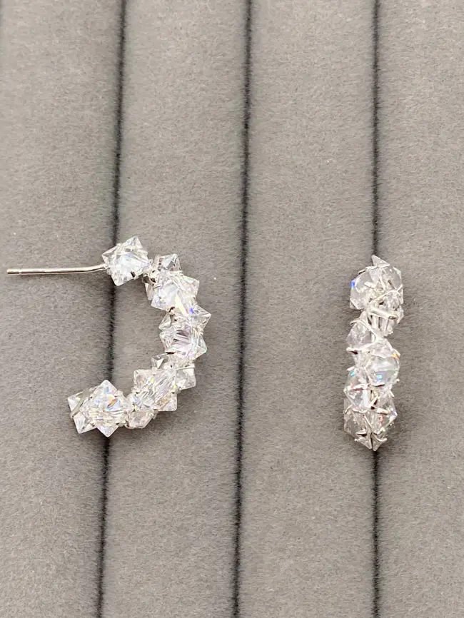 Серьги Льдинки Б0291 фото 2