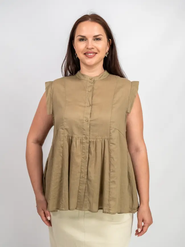 Рубашка с коротким рукавом ЭттоПлюс 8963 Размер 52-58 фото 2