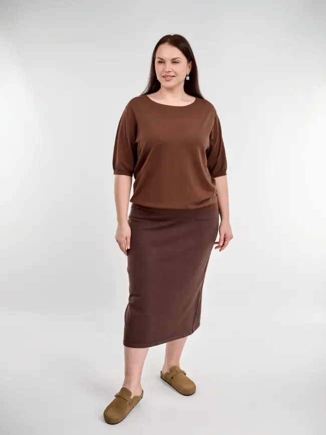 Джемпер 77643 ЭттоПлюс Размер 50-58 фото 27