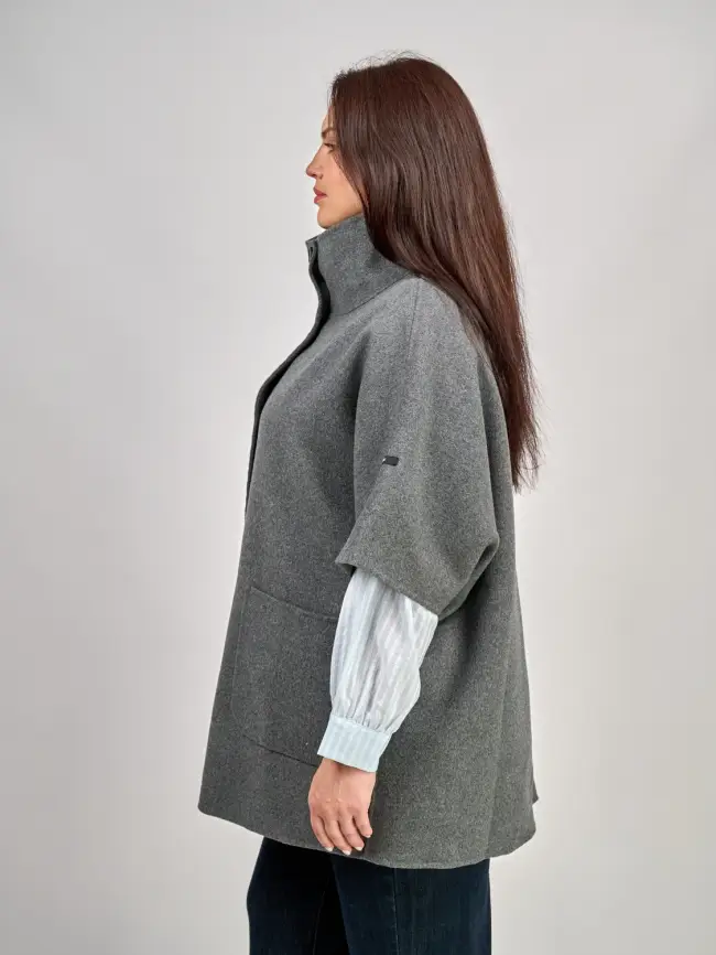 Пальто шерсть 0718 Размер 50-58 фото 31