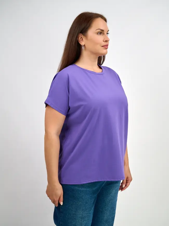 Футболка база ЭттоПлюс Хлопок 0019-1 Размер 50-58 фото 81