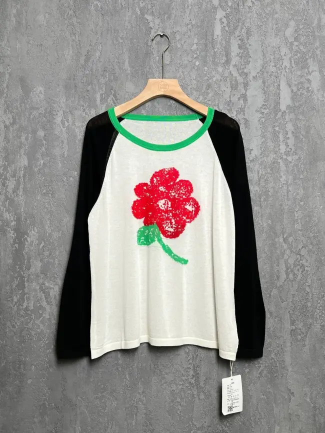 Джемпер с цветком 22917 размер 50- 58 фото 23