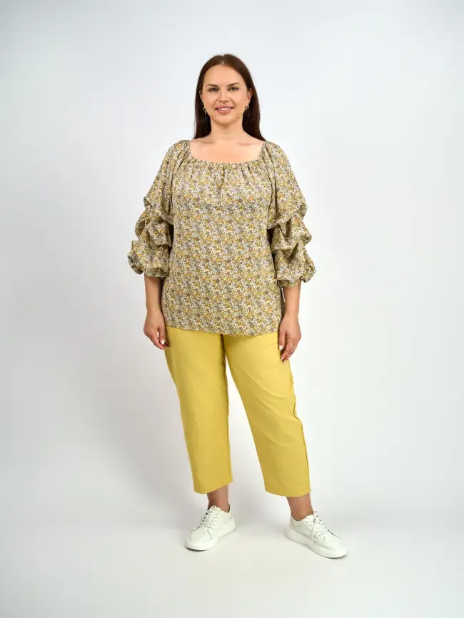 Блуза ЭттоПлюс 34184 Размеры 50-58 фото 18