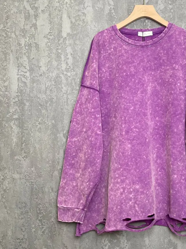 Лонгслив рваный 9938 Размер 50-56 фото 4