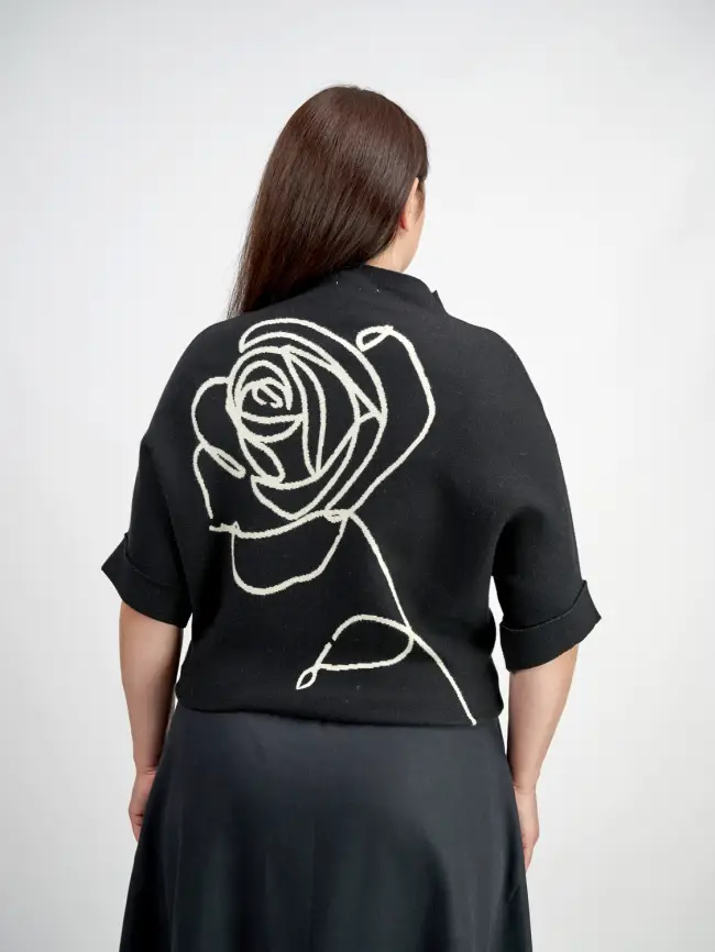 Джемпер "Роза" 893 Размер 48-56 фото 22