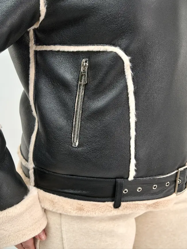 Дубленка авиатор 12105 Размер 46-54 фото 11