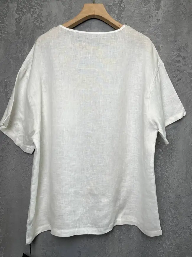 Футболка лен карман 24080 Размер 50-56 фото 8