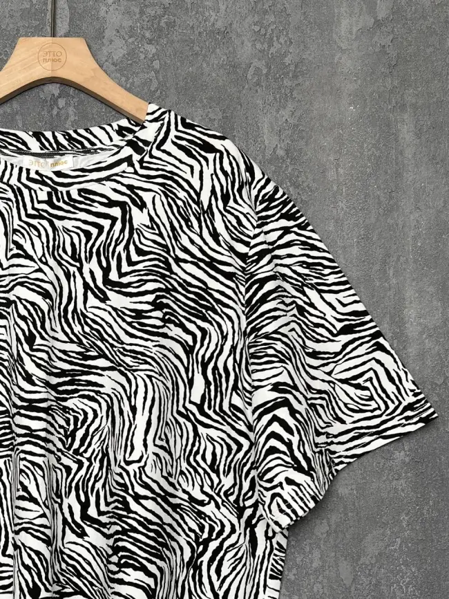 Футболка Зебра ЭттоПлюс 029 Размер 50-58 фото 20