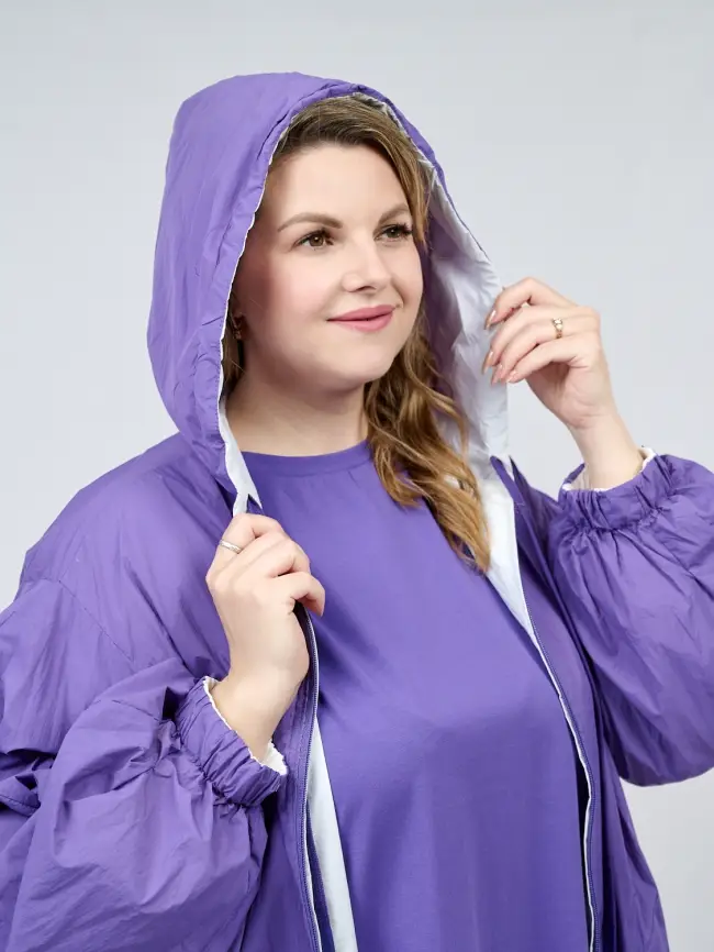 Двухсторонняя ветровка 17167 Размер 50-58 фото 64