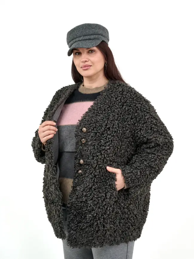 Дубленка 18925 Размер 50-58 фото 10