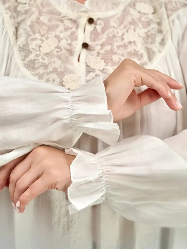 Блуза с гипюром 8013 размер 50- 58 фото 17