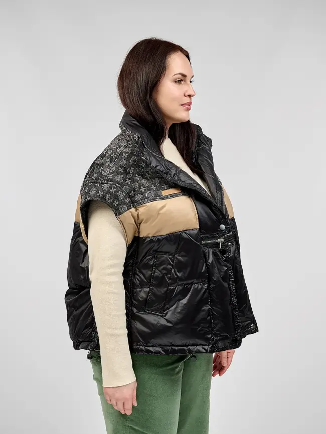 Жилет на двух молниях 1219 Размер 48-58 фото 14