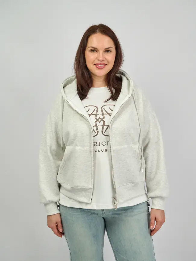 Худи зип утепленное 10 Размер 46-54 фото 1