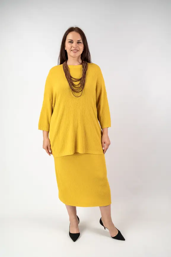 Юбка облегченная ЭттоПлюс 1026-1 Размер 48-56 фото 80