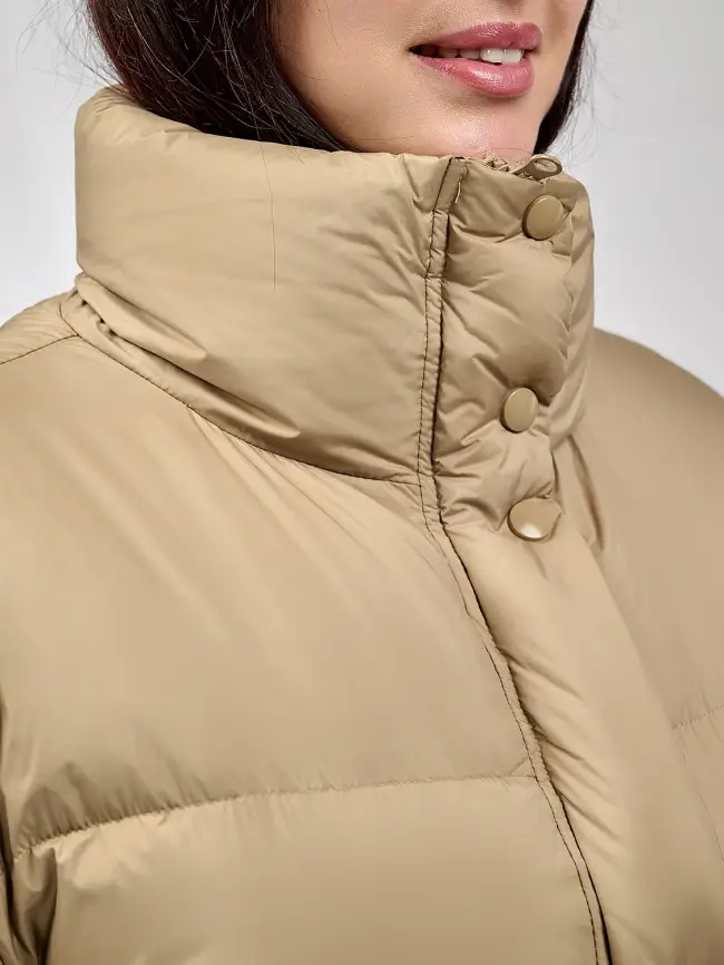 Пуховое пальто 9066 Размер 54-58 фото 27