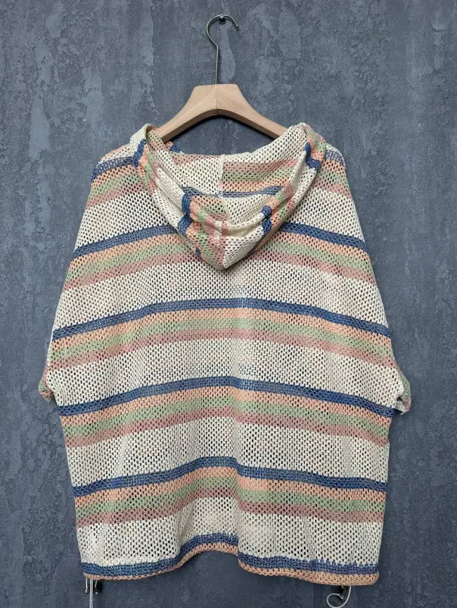 Толстовка сетка с капюшоном 87063 Размер 48-56 фото 20