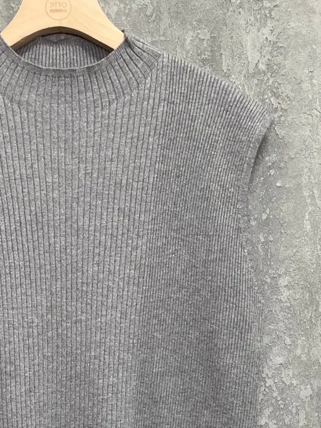 Джемпер без рукавов ЭттоПлюс 876 Размер 54-58 фото 24