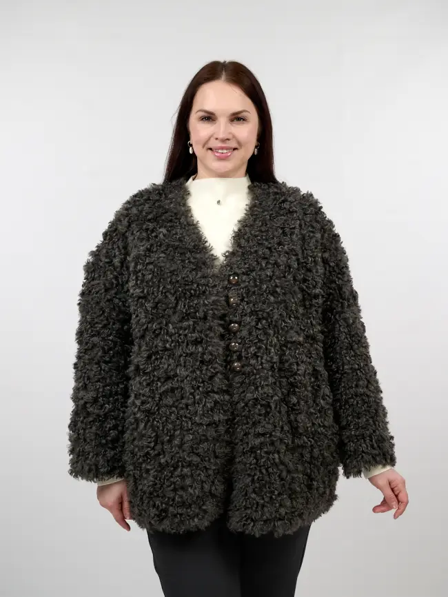 Дубленка 18925 Размер 50-58 фото 3