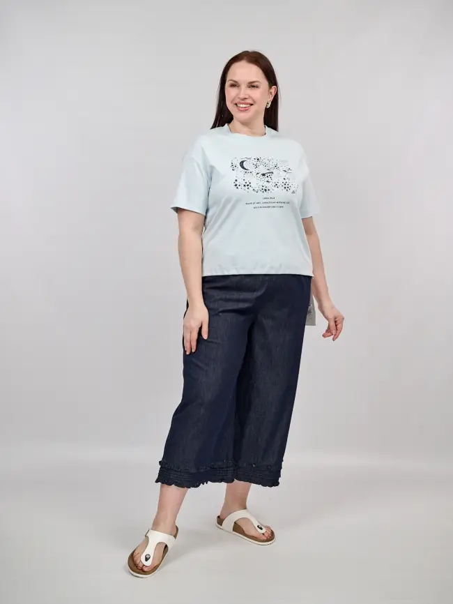 Футболка с принтом 95143 Размер 50-54 фото 8