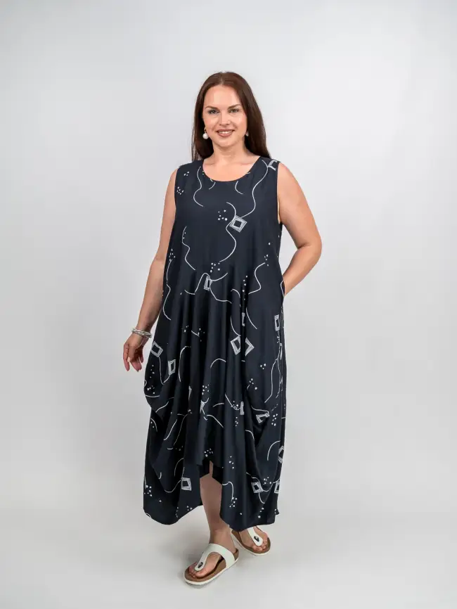 Сарафан ЭттоПлюс 10432 размер 52- 58 фото 2