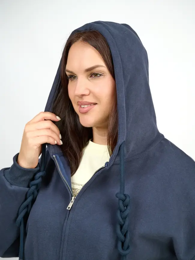 Худи зип утепленное оверсайз 506 Размер 50-58 фото 97