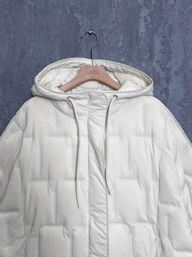 Пуховое пальто 6327 Размеры 50-60 фото 9