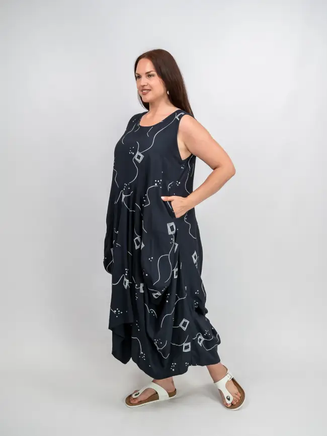 Сарафан ЭттоПлюс 10432 размер 52- 58 фото 3