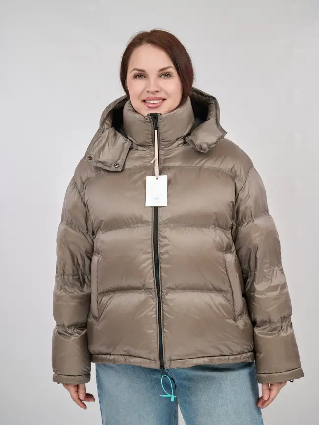 Пуховик зимний короткий 9903 Размер 50-58 фото 80