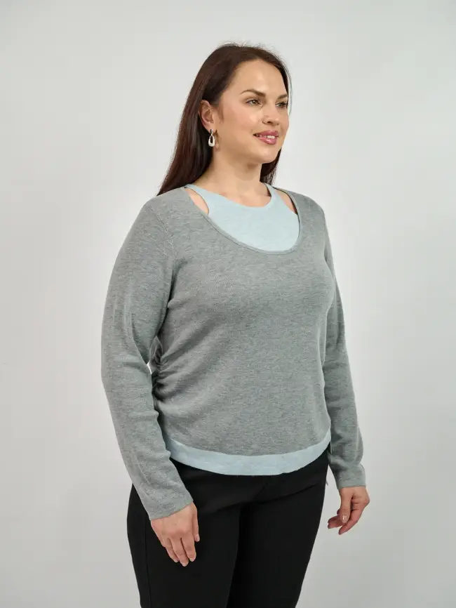 Джемпер 23179 Размер 50-58 фото 20