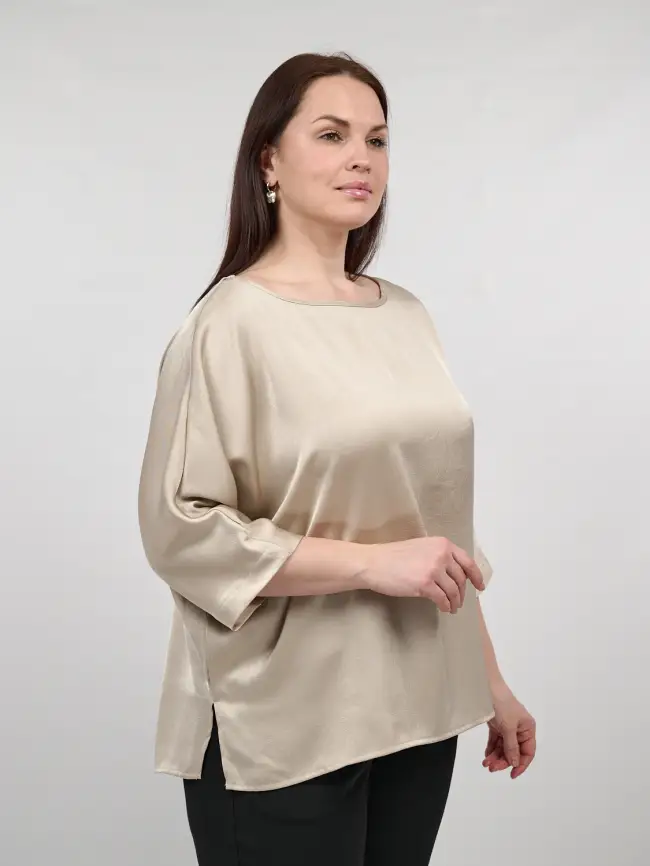 Блуза ЭттоПлюс 1005 Размер 50-58 фото 36