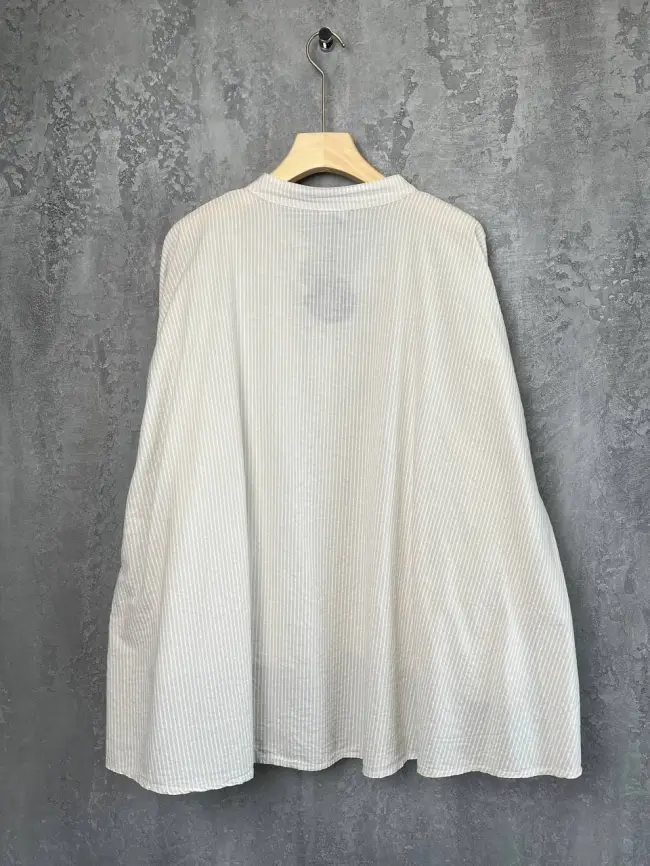 Рубашка фонарик Италия 3160 полоска Размер 52-58 фото 7