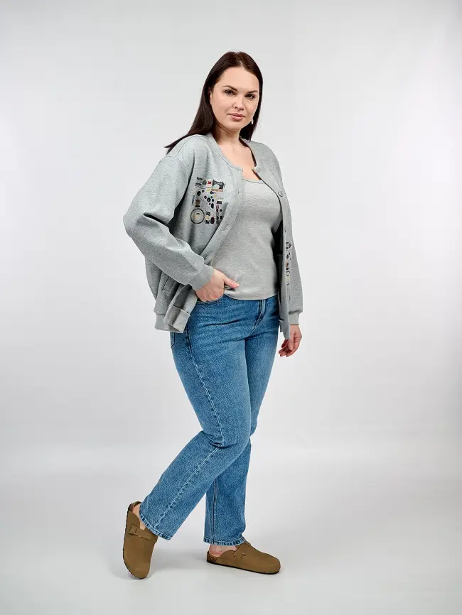 Кардиган 9129-1 Размер 50-58 фото 22