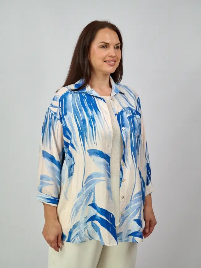 Рубашка ЭттоПлюс 042 Размеры 50-58 фото 3