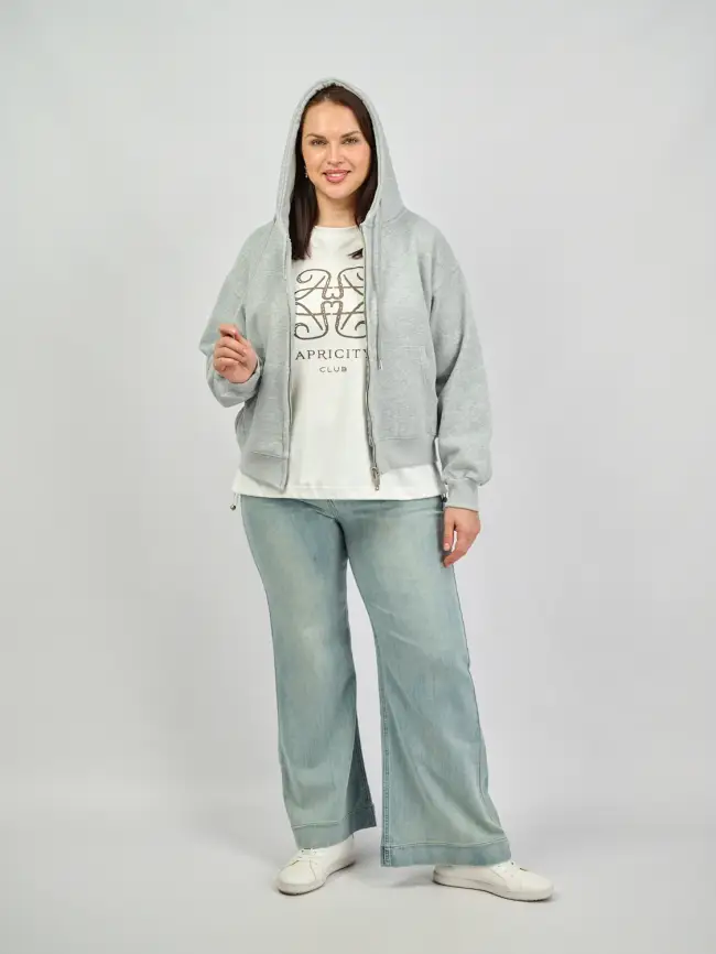 Худи зип утепленное 10 Размер 46-54 фото 55