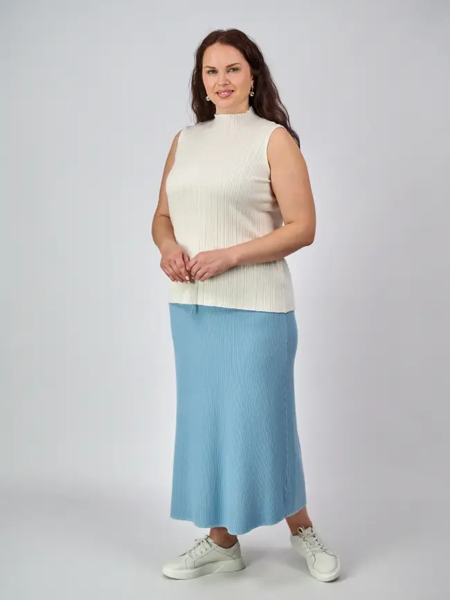 Юбка лапша ЭттоПлюс 493 Размер 50-56 фото 55