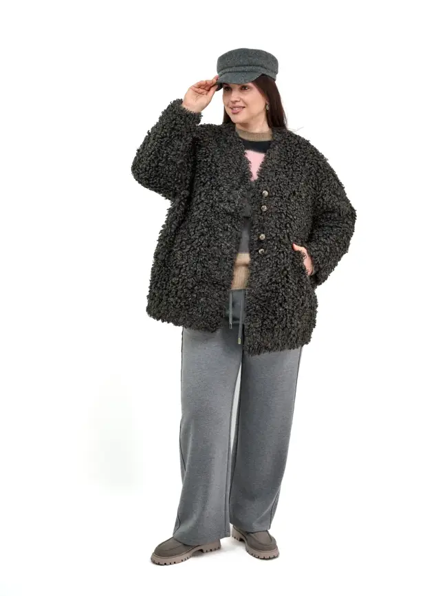 Дубленка 18925 Размер 50-58 фото 9