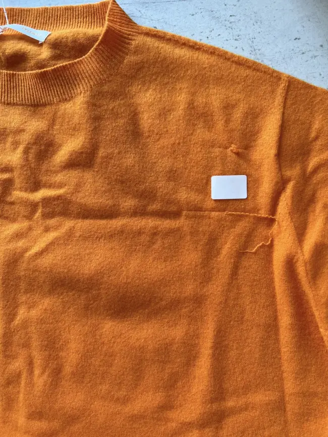 Джемпер 20242 Размер 50-58 (оранж) Уценка фото 2