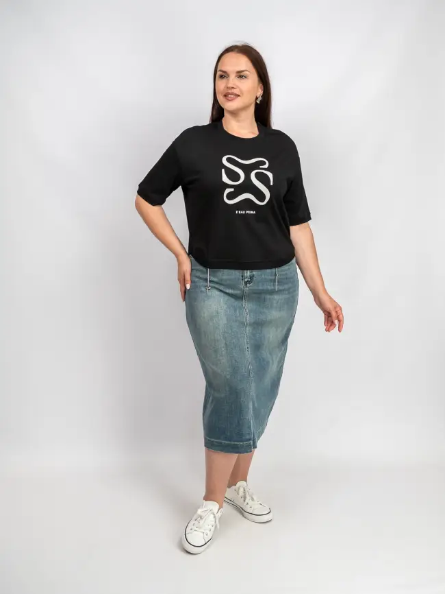 Футболка с принтом 95148 Размер 50-54 фото 19