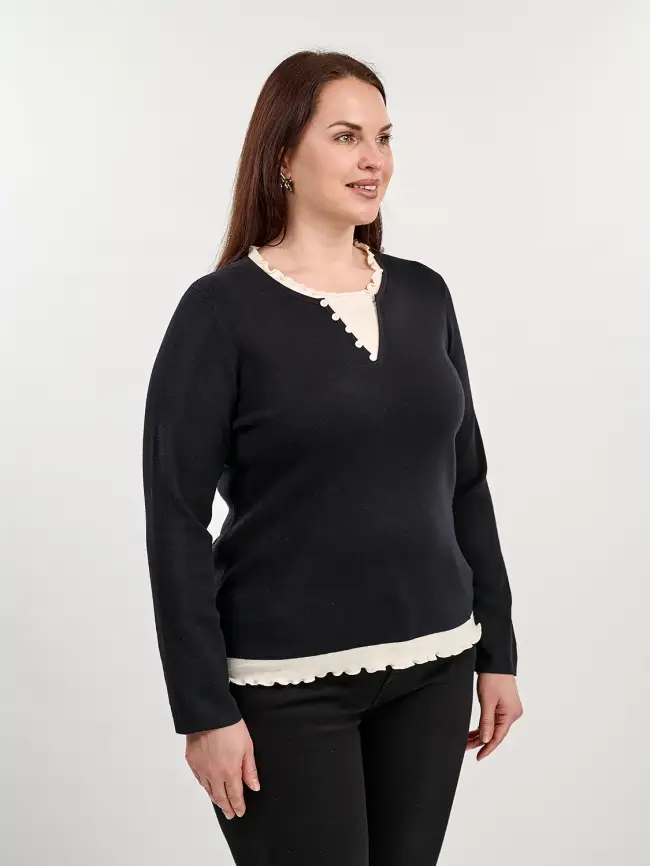 Джемпер 23227 Размер 48- 56 фото 3