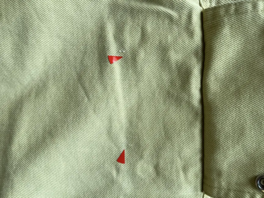 Куртка джинсовая(желтый) 88203 Уценка фото 2