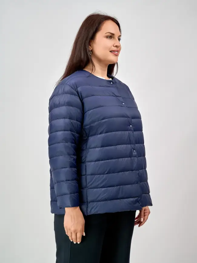 Легкая пуховая куртка 8802 Размер 46-56 фото 44