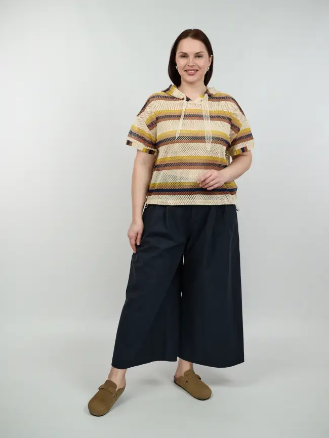 Толстовка сетка с капюшоном 87063 Размер 48-56 фото 5