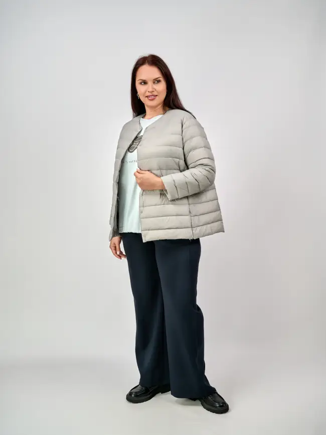 Легкая пуховая куртка 8802 Размер 46-56 фото 32