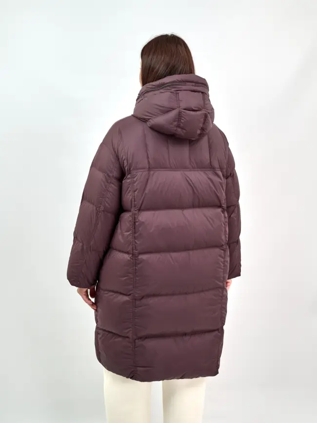 Пуховое пальто 870 Размер 48-54 фото 6