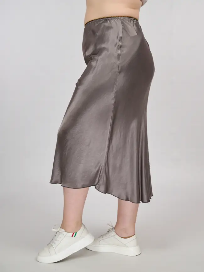 Юбка атлас 9298-1 Размер 48-56 фото 141