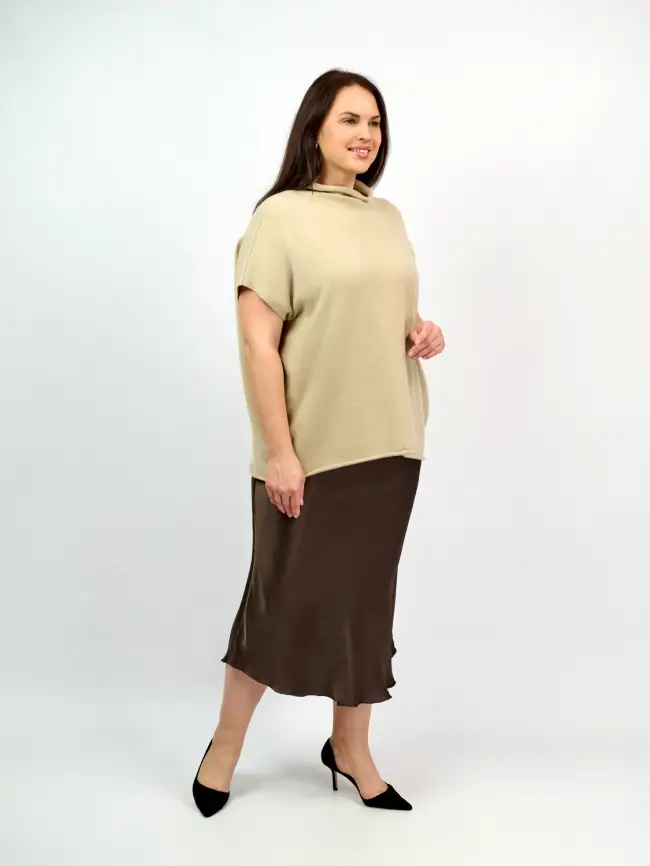 Юбка атлас 9298-1 Размер 48-56 фото 93