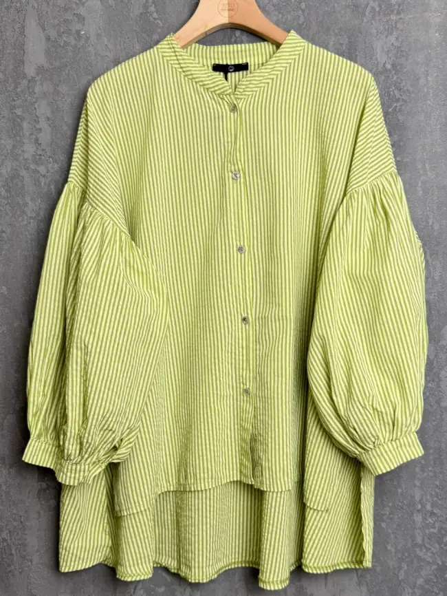 Рубашка фонарик Италия 3160 полоска Размер 52-58 фото 65