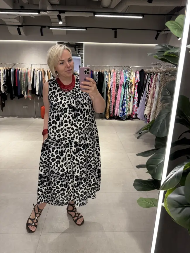 Сарафан ЭттоПлюс 34181-1 размер 52- 58 фото 6